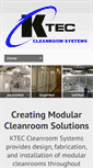 Mobile Screenshot of kteccleanrooms.com